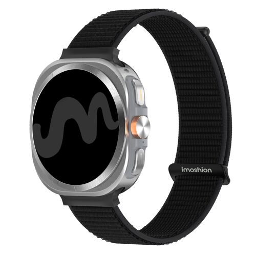 Imoshion Bracelet En Nylon Samsung Galaxy Watch Ultra (2024/2025) Noir