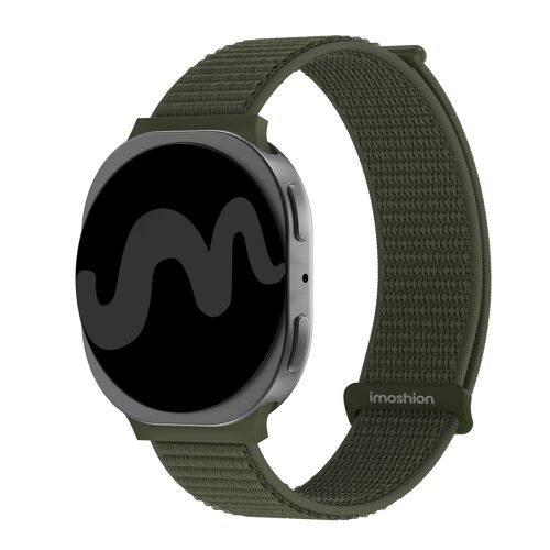 Imoshion Bracelet En Nylon Samsung Galaxy Watch 8 (40/44mm) / Classic (46mm) Army Green