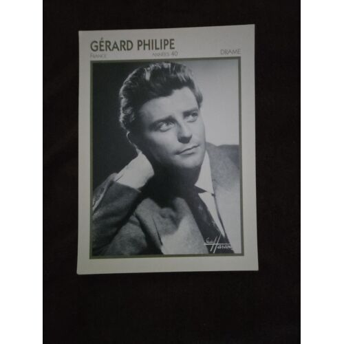 Gérard Philipe – Fiche Acteur Portrait De Stars Encyclopédie Du Cinéma