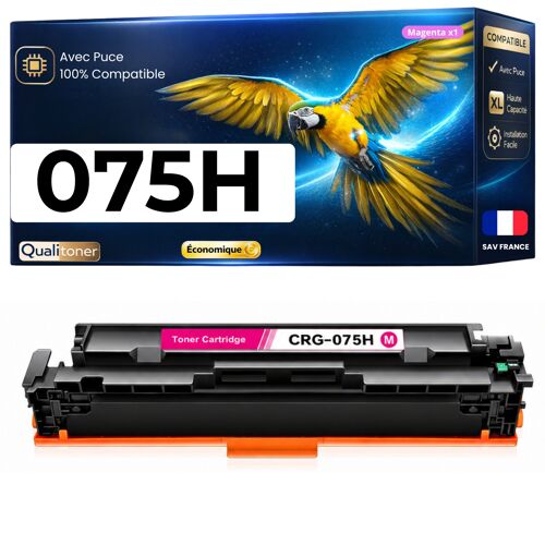 075H CRG075H 6367C002 W2193X toner compatible pour Canon i-SENSYS LBP 646Cdw LBP 647Cdw MF 664Cdw Magenta avec puce 2500 pages