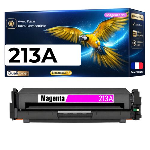 W2133A HT213A Toner Jaune compatible pour HP Color LaserJet Enterprise 5700dn 6700dn 6701dn MFP 5800dn 6800dn X654dn avec puce 3000p