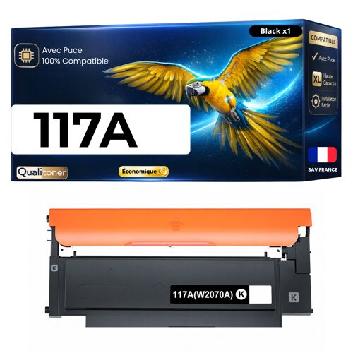 W2070A toner Noir compatible pour HP Color Laser 150a 150nw MFP 178nw 179fnw avec puce 1000 pages