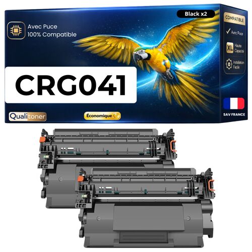 041 CRG041 CRG-041 0452C002 toner compatible pour Canon LBP 312x MF 522X MF 525X Noir avec puce 2 x 10000 pages