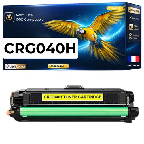 040H CRG040H CRG-040H 0455C001 toner Jaune compatible pour Canon LBP 710Cx LBP 712Cdn LBP 712Cx avec puce 10000 pages