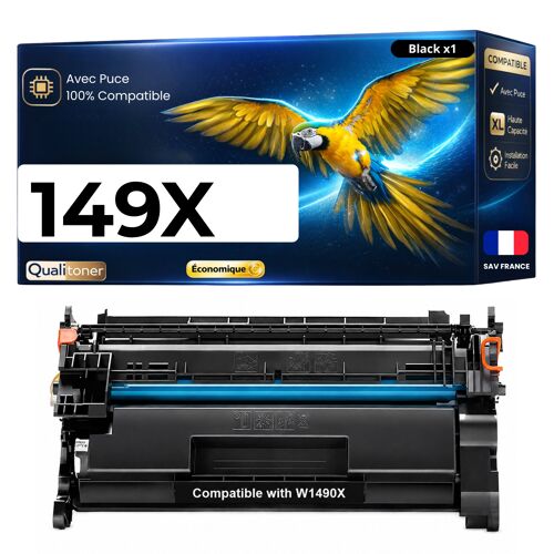 W1490X 149X toner compatible pour HP LaserJet Pro 4001dn 4002dw 4003dn MFP 4101fdw 4102fdn Noir avec puce 9500 pages