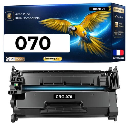 Toner compatible pour Canon 070 5639C002 Noir 2900 Pages
