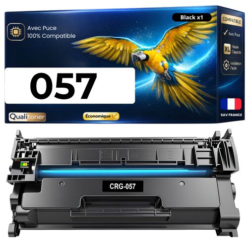 Toner compatible pour Canon 057 3009C002 Noir 3000 Pages