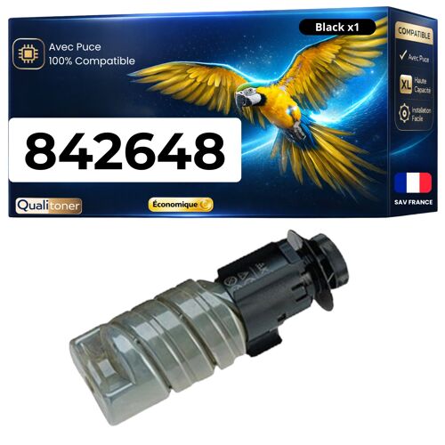 Toner compatible pour Ricoh PC375 Noir 13 500 Pages