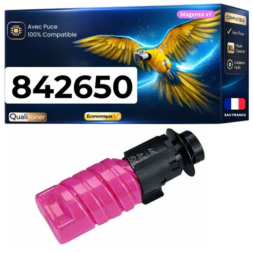 Toner compatible pour Ricoh PC375 Magenta 10 000 Pages