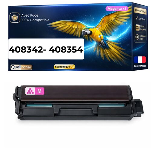 Toner compatible pour Ricoh MC250 408342 Magenta 6 300 Pages