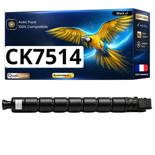 Toner compatible pour Triumph Adler UTAX 1T02NK0UT0 CK7514 CK7515 Noir 35000 Pages