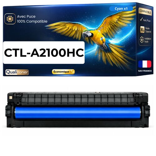 Toner compatible pour Pantum CTL-A2100HC Cyan 2 500 Pages