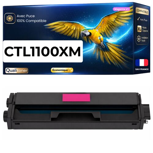 Toner compatible pour Pantum CTL1100XM Magenta 2 300 Pages