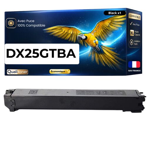 Toner compatible pour Sharp DX-25GTBA DX25GTBA Noir 20000 Pages