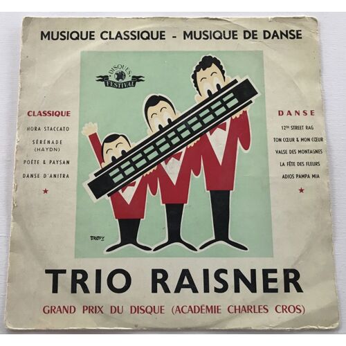 Trio Raisner - Musique Classique Musique De Danse - 10’’ - 1955