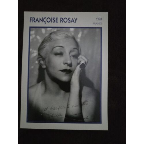 Françoise Rosay – Fiche Actrice Portrait De Stars Encyclopédie Du Cinéma
