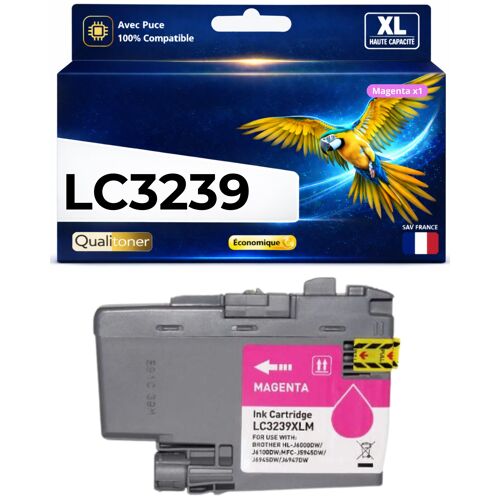 Cartouche LC3239XL LC3239 XL magenta compatible pour Brother HL J6000DW MFC J6945DW Haute capacité avec puce 5000 pages