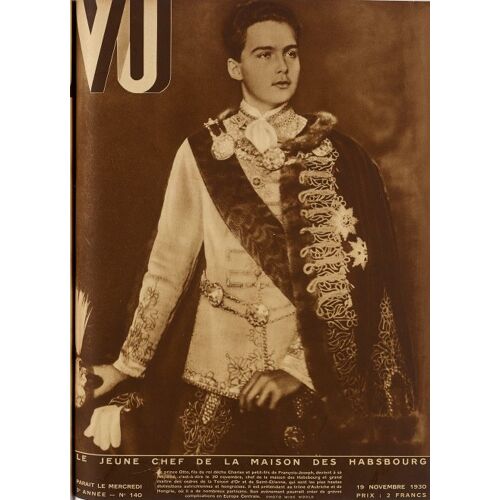 Magazine Vu Nº140 Du 19 Novembre 1930 - Otto De Habsbourg