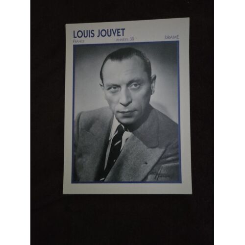 Louis Jouvet – Fiche Acteur Portrait De Stars Encyclopédie Du Cinéma