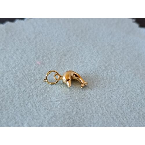 Pendentif Dauphin En Or 18k