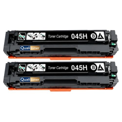 045H CRG045H CRG-045H Lot 2 Toners Noir compatible pour Canon iSENSYS LBP611Cn LBP613Cdw MF631Cn MF633Cdw avec puce 2 x 3200 pages