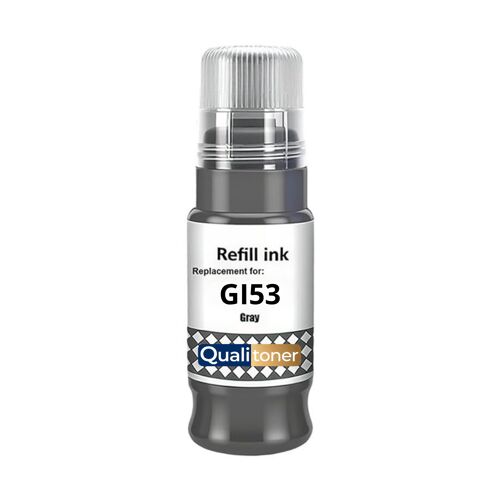 Recharge encre GI-53GY compatible pour Canon PIXMA G550 G650 Gris Haute capacité 3800 pages