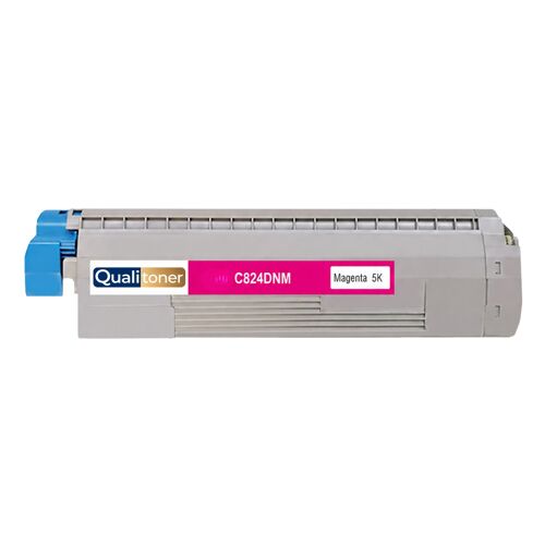 46861306 Toner compatible pour OKI C824 C834 C844 C824n C824dn C834dnw C834nw C844dnw premium Magenta avec puce 5000 pages