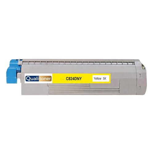 47095701 Toner compatible pour OKI C824 C834 C844 C824n C824dn C834dnw C834nw C844dnw premium Jaune avec puce 5000 pages