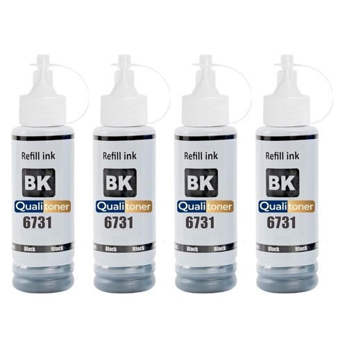 compatible pour Epson C13T67314A T6731 EJ6731 noir Pack 4 x 70 ml haute capacité