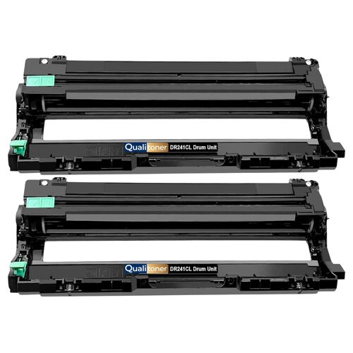 DR-241 DR241 DR241CL DR-241CL Pack 2 Tambours universels compatibles pour Brother haute capacité rendement 15000 pages lot x2