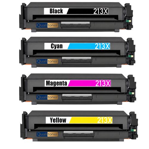 W2130Y W2131Y W2132Y W2133Y HT213Y 4 Toners compatible pour HP 5700dn 6700dn 6701dn 5800dn 6800dn Noir Cyan Magenta Jaune
