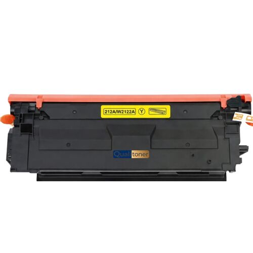 W2122A 212A toner Jaune compatible pour HP Color LaserJet Enterprise M554dn M555dn M555x 4500 pages
