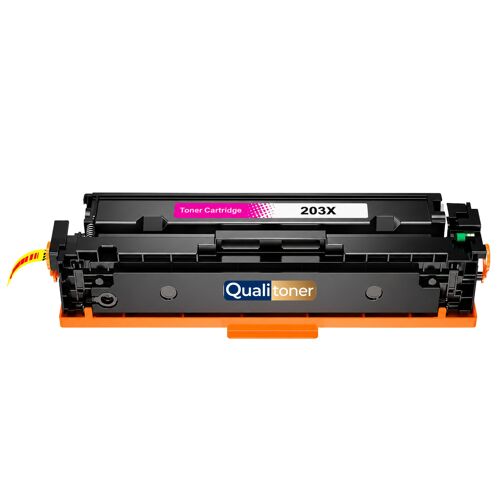 Toner 203A 203 A CF543A compatible pour HP M254 M280 M281 Magenta Haute capacité avec puce 1300 pages