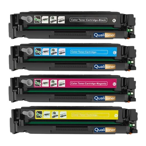 W9090MC W9091MC W9092MC W9093MC Pack 4 Toners compatible HP Noir Cyan Jaune Magenta E45028dn E47528f avec puce haute capacité