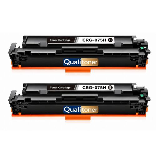 075H CRG075H 6369C002 W2190X lot de 2 toners compatibles pour Canon i-SENSYS LBP 646Cdw MF 664Cdw Noir avec puce 2 x 3200 pages