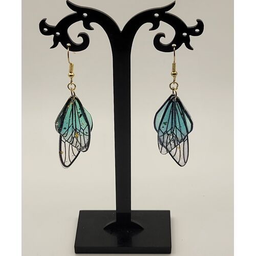 🦋 Boucles D'Oreilles Ailes De Papillon Bleu & Vert – Légèreté Et Élégance Au Bout Des Oreilles ?