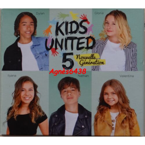 Coffret Digipack Edition Speciale Kids United 5 Nouvelle Generation