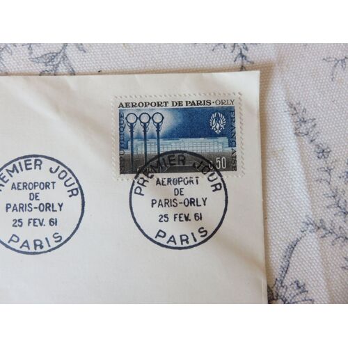 Enveloppe 1er Jour "Aéroport De Paris-Orly" - 25/02/1961