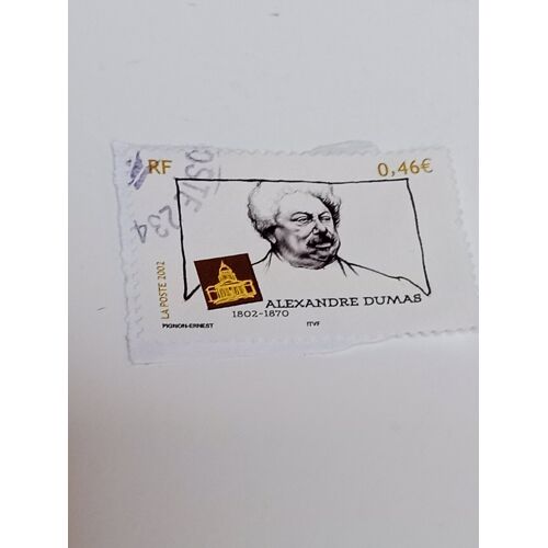 Timbre France 0,46 Yvert N° 3536 -Bicentenaire De La Naissance De L´Écrivain Alexandre Dumas (1802-1870). De 2002