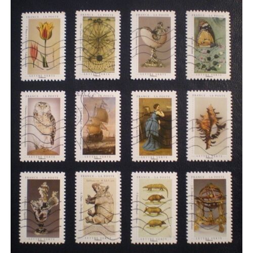 Cabinet De Curiosités - Série Complète De 12 Timbres Oblitérés - France - Année 2020