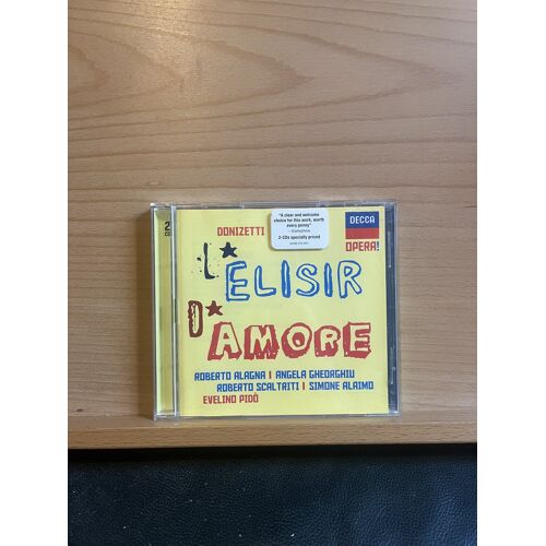Donizetti L'Elisir D'Amore Alagna Evelino Pido Coffret 2 Cd Decca 1997
