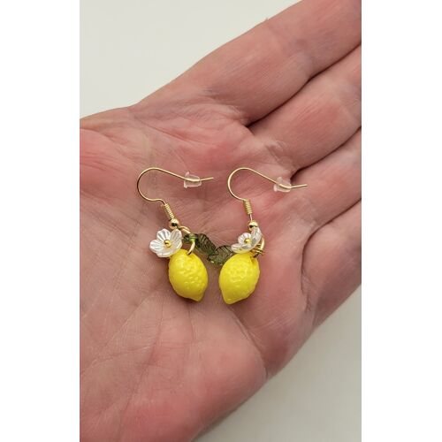 🍋 Boucles D'Oreilles Citron