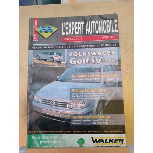 L'Expert Automobile N°372 03/1999 Volkswagen Golf 4 Depuis 1998