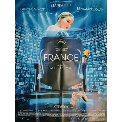 France - Véritable Affiche De Cinéma Pliée - Format 120x160 Cm - De Bruno Dumont Avec Léa Seydoux, Blanche Gardin, Benjamin Biolay - 2021