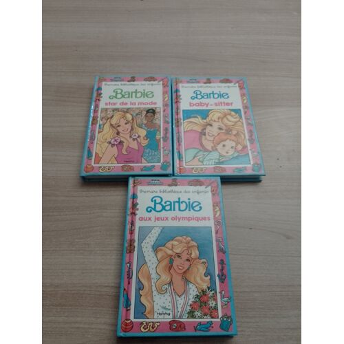 Lot De 3 Livres, Premiere Bibliothèque Des Enfants (Barbie)