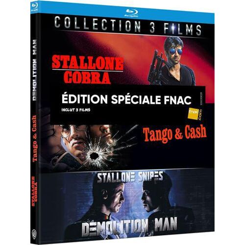 Sylvester Stallone - Collection 3 Films : Cobra + Demolition Man + Tango & Cash - Exclusivité Fnac - Blu-Ray