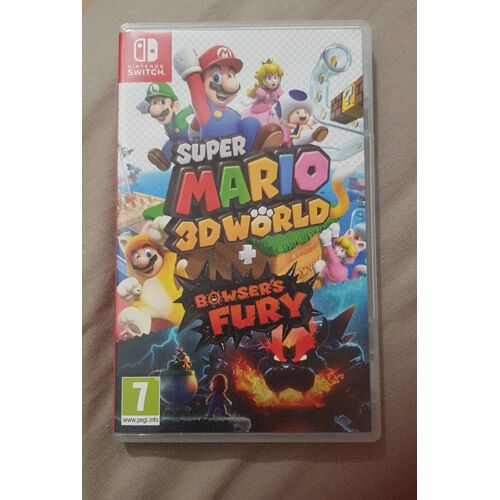 Jeu switch super Mario 3d world plus bowser fury