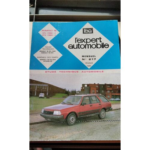 Revue Technique Automobile Renault 18