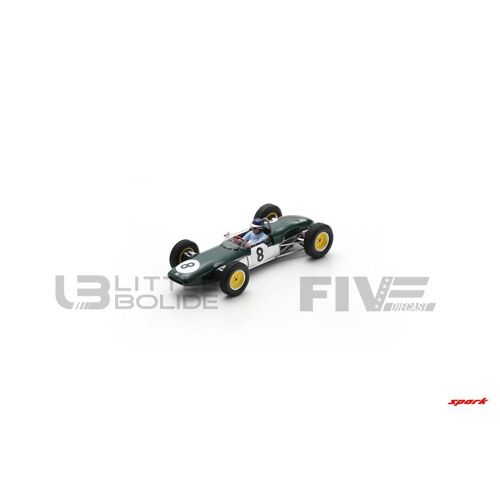 Spark 1/43 - Lotus 21 - 3rd French Gp 1961 (J. Clark) S7119-Spark