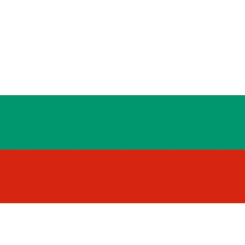Drapeau Bulgarie - 15x10 Cm - Sticker/Autocollant